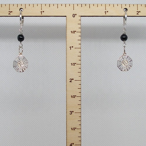 Yin Yang Dangle Earrings