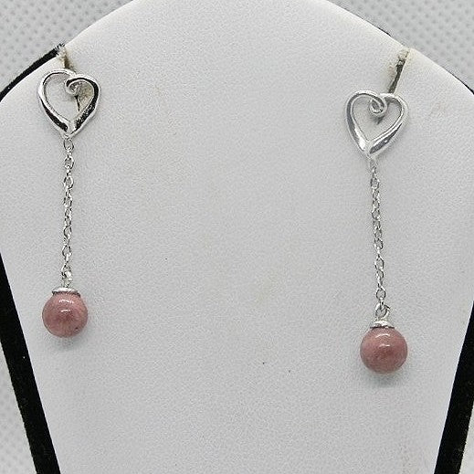 Rhodonite Dangle Earrings