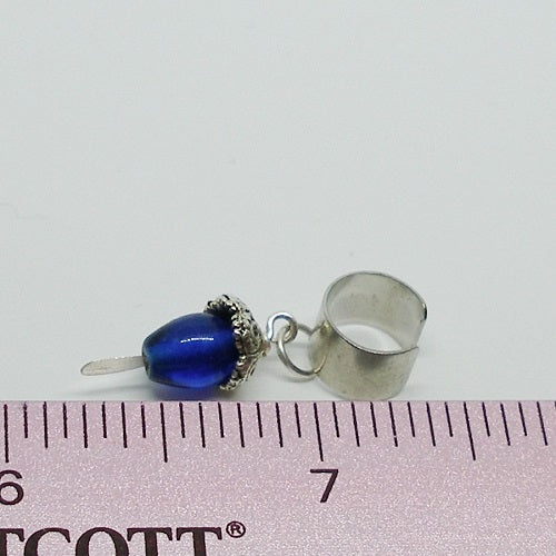 Blue Ear Cuff