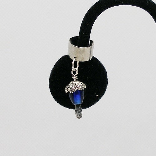 Blue Ear Cuff