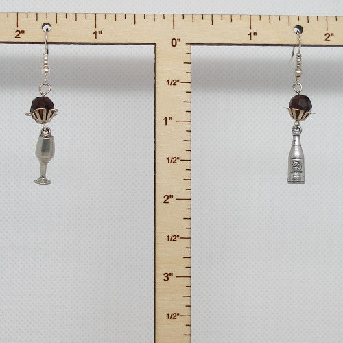 Wine Earrings
