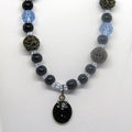 Cut Glass Pendant Necklace