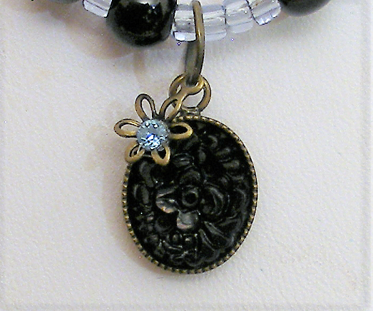 Cut Glass Pendant Necklace