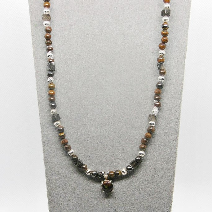 Boulder Opal Pendant Necklace