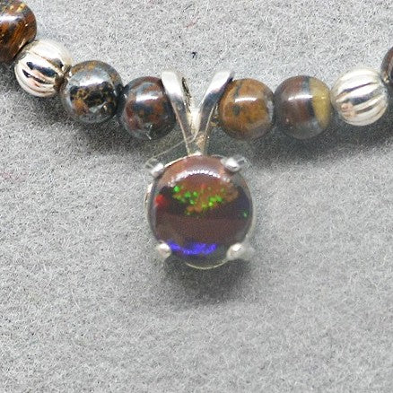Boulder Opal Pendant Necklace