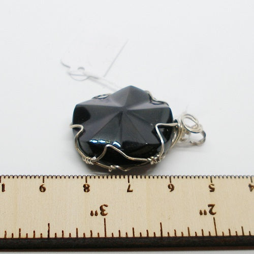 Rainbow Obsidian Star Pendant