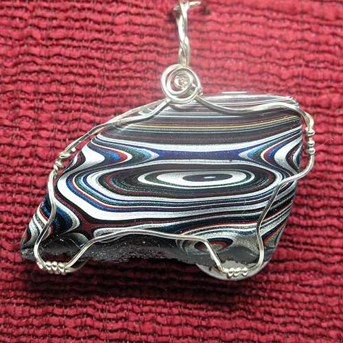 Fordite Pendant