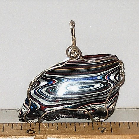 Fordite Pendant