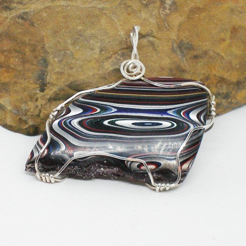 Fordite Pendant