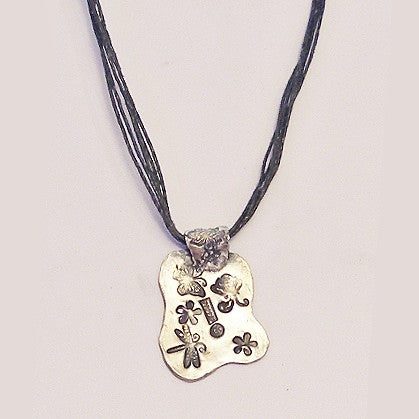 Pure silver Medallion  Pendant Necklace
