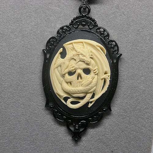 Dragon Cameo Necklace