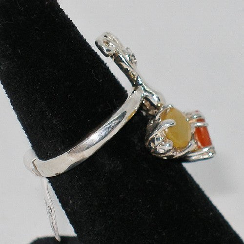 Mexican Fire Opal Statement Ring