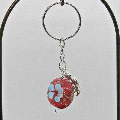 Lampwork Glass Keyring