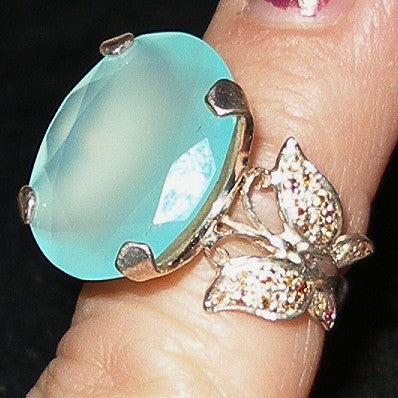 Chalcedony Statement Ring