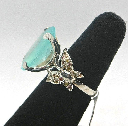 Chalcedony Statement Ring