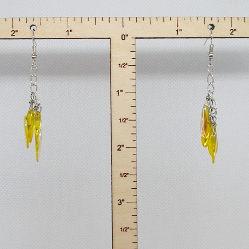 Yellow Fringe Earrings