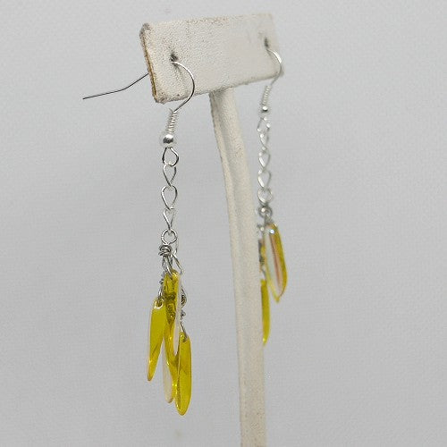 Yellow Fringe Earrings