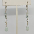 Sesame Jasper with Amazonite Dangle Earrings