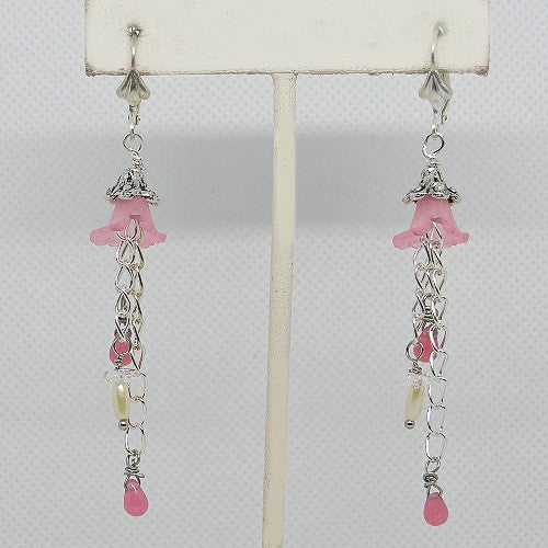 Springtime Flower Dangle Earrings