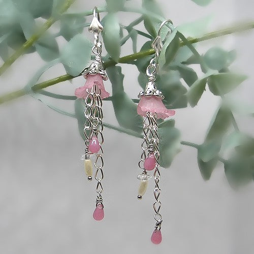 Springtime Flower Dangle Earrings