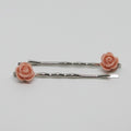 Dainty Rose Hair Pins