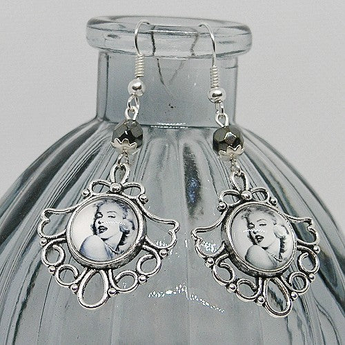 Marilyn Monroe Dangle Earrings