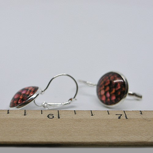 Dragon Scale Drop Earrings