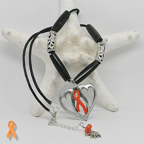 Hearts for MS Necklace