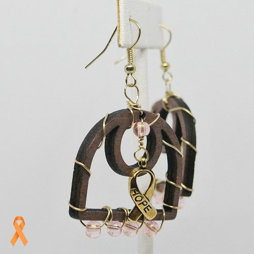 Wooden Dangle Earrings