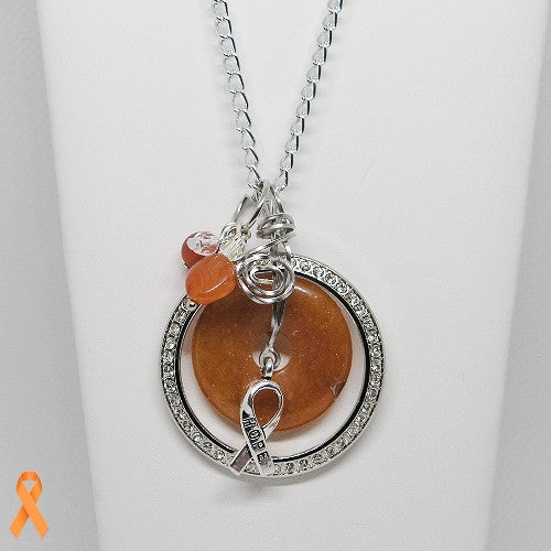 Jasper and Carnelian Charm Necklace