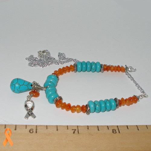 Carnelian and Turquoise Necklace