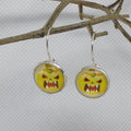 Halloween Cabochon Drop Earrings