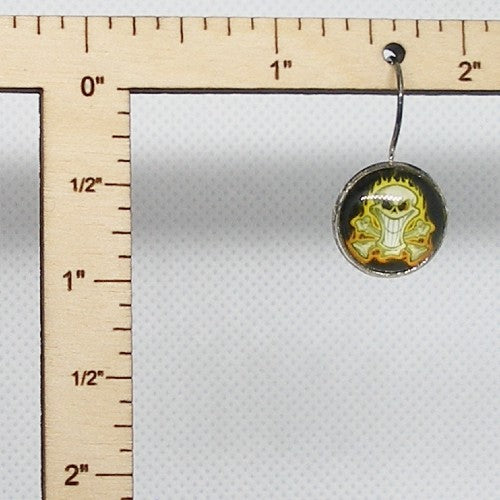 Halloween Cabochon Drop Earrings