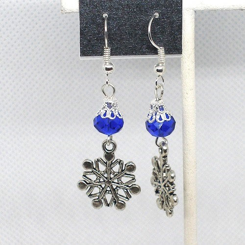 Snowflake Dangle Earrings