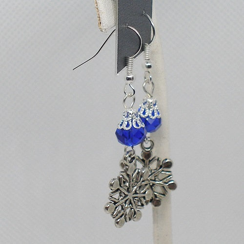 Snowflake Dangle Earrings