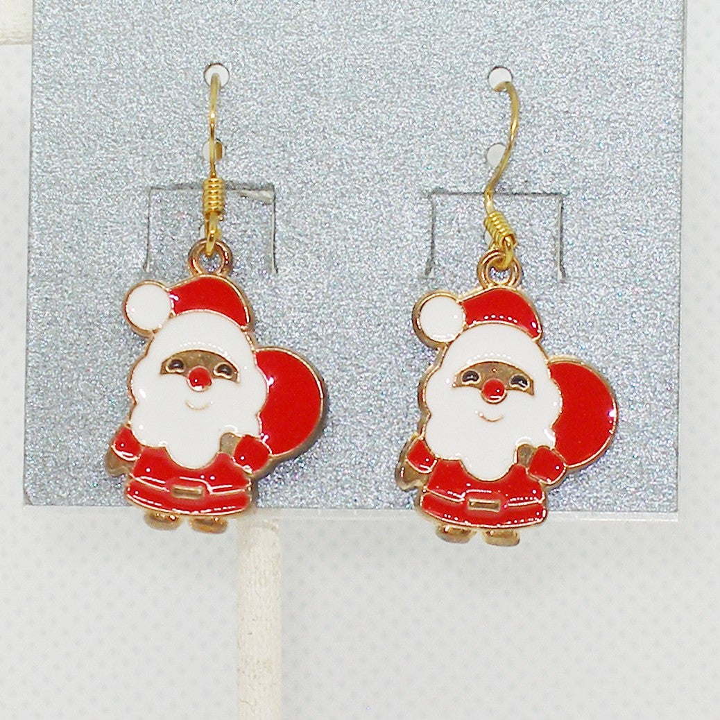 Santa Earrings