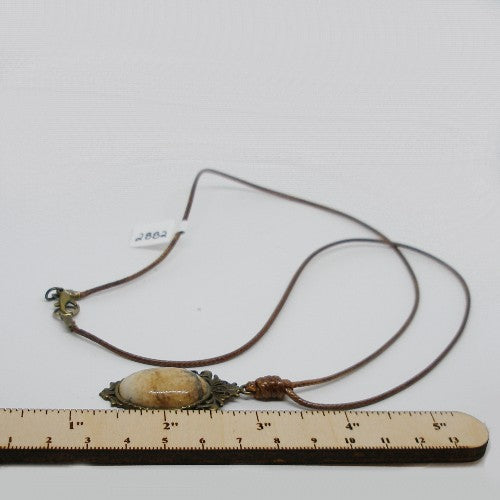 Jasper Pendant Necklace