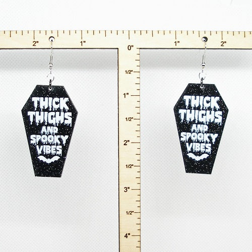 Coffin Earrings