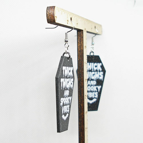 Coffin Earrings