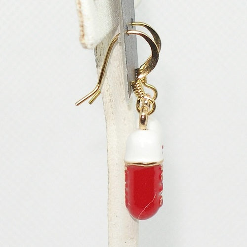 Love Pill Dangle Earrings