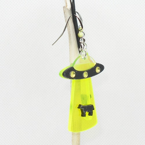 Alien Abduction  Dangle Earrings
