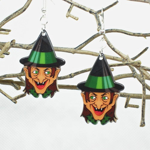 Retro Style Halloween Dangle Earrings