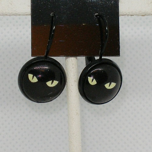 Black Cat Earrings