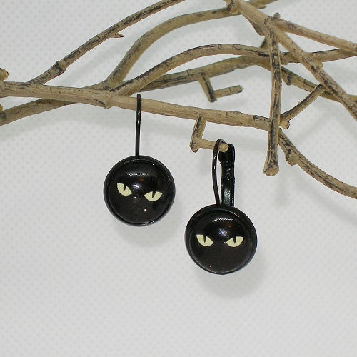 Black Cat Earrings