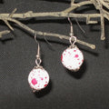 Blood Spatter Drop Earrings