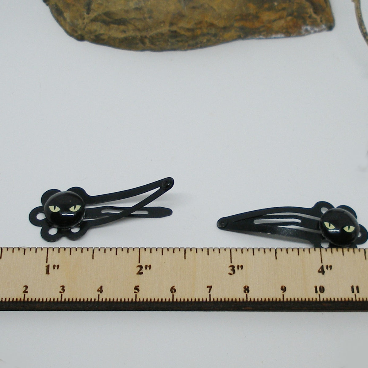 Black Cat Hair Clips