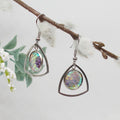 Dangly Mermaid Scale Earrings