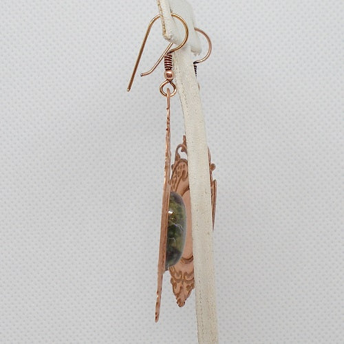 Dragon Blood Jasper Earrings