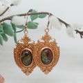 Dragon Blood Jasper Earrings