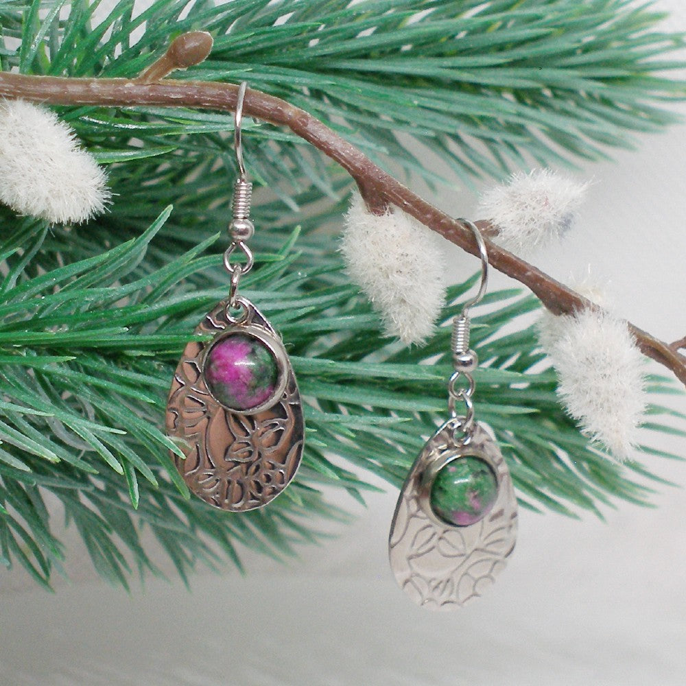 Floral Dangle Earrings